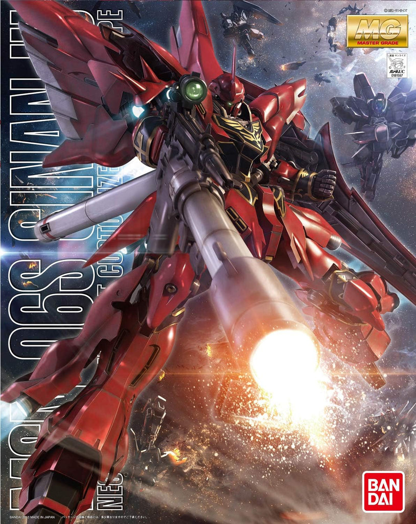 Bandai Mg 1/100 Msn-06s Sinanju Stein Ver Ka Kit de modèle en plastiqu