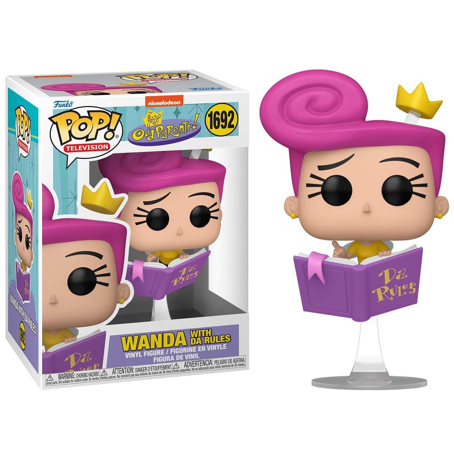 Funko POP! Television #1692: Fairly Odd Parents - Wanda with Da Rules