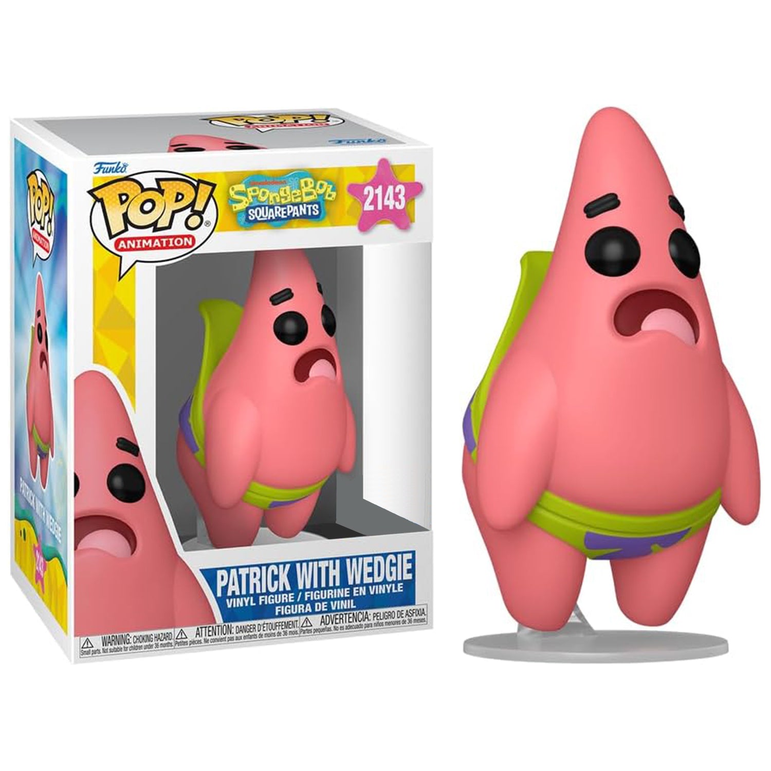 Funko POP! Animation #2143: Sponge Bob Squarepants - Patrick with Wedgie