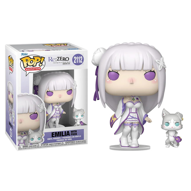 Funko POP! Animation #2112: Re: Zero Starting Life In Another World - Emilia with Puck