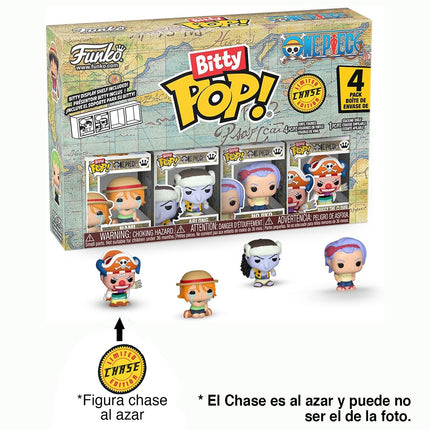 Funko Bitty Pop! One Piece 4PK - Nami, Arlong, Nojiko, and A Random Chase Figure