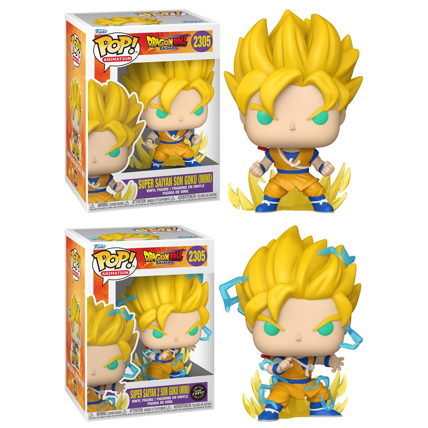 Funko POP! Animation #2305: Dragon Ball Daima - Super Saiyan 2 Son Goku (Mini)