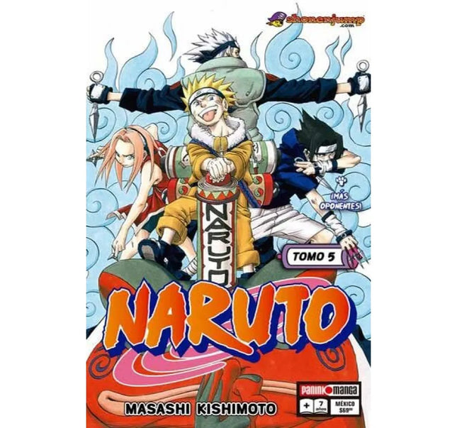 Naruto Vol 5 (PANINI) "Spanish Edition" Paperback