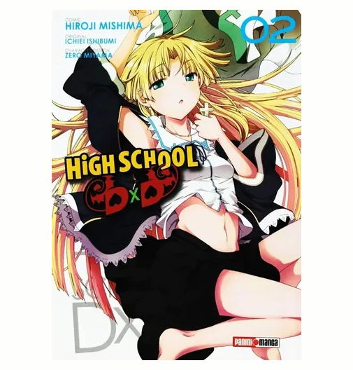 High School DxD Vol. 02 (PANINI) Paperback (SPANISH EDITION)
