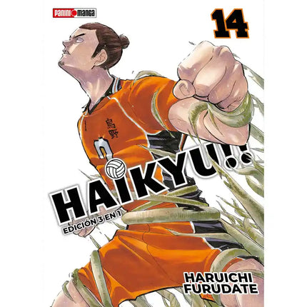HAIKYU!! Vol. 14 (PANINI) Paperback (SPANISH EDITION) 3 in 1 Ver.