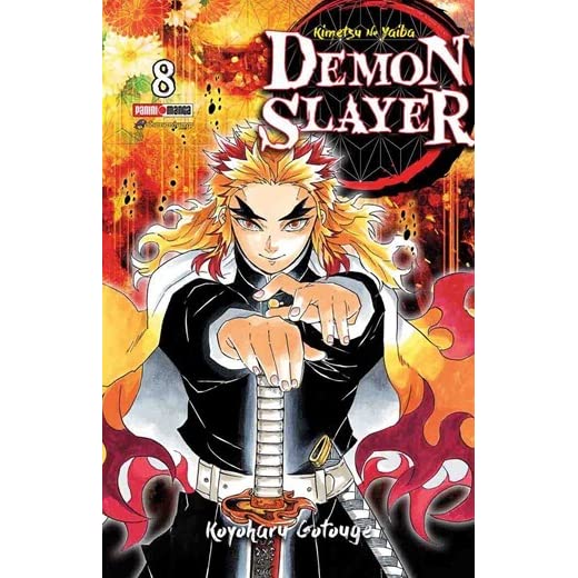 Demon Slayer Vol 08 (PANINI) "Spanish Edition" Paperback