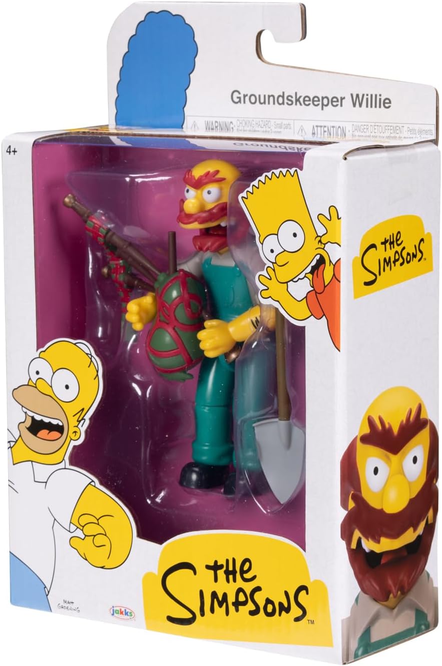 The Simpsons 5" Groundskeeper Willie Collectible Action Figure