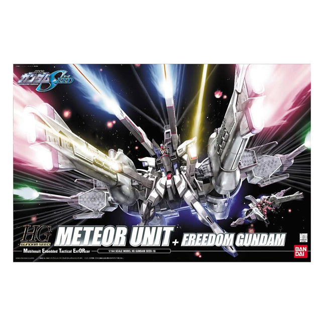 Bandai Hobby - 1/144 HG #16 Gundam Seed - M.E.T.E.O.R Unit + ZGMF-X10A Freedom Gundam Model Kit