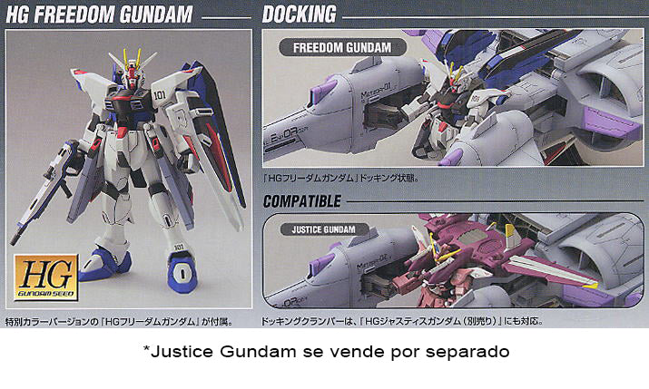Bandai Hobby - 1/144 HG #16 Gundam Seed - M.E.T.E.O.R Unit + ZGMF-X10A Freedom Gundam Model Kit