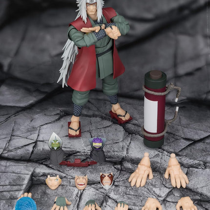 Tamashii Nations S.H.Figuarts Naruto Shippuden - Jiraiya -Hidden Leaf Heroic Master Sage- (Sage Mode Set)