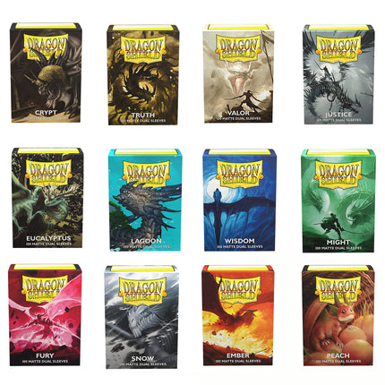 Dragon Shield - Standard Size Sleeves (100 Matte Dual Sleeves)