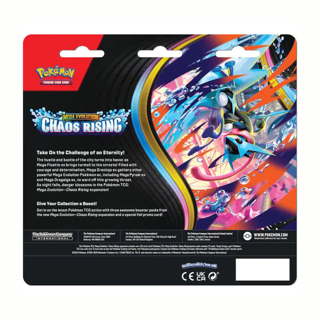Pokémon TCG: Mega Evolution, Chaos Rising Booster Blister (ENGLISH EDITION)