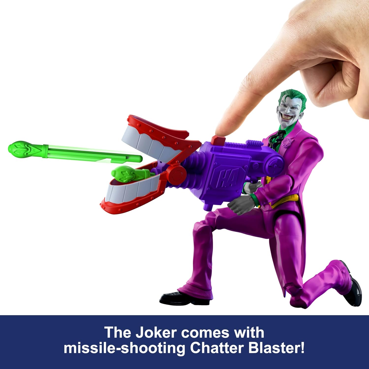 Mattel DC Premier 6.5 Inch Joker Action Figure, Series 1, Super Villain, 22 Articulations