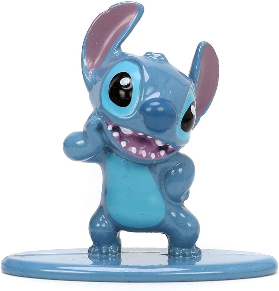 Jada Toys Disney Lilo and Stitch 1:32 Volkswagen Beetle Die-cast Car w/ 1.65" Stitch Figure