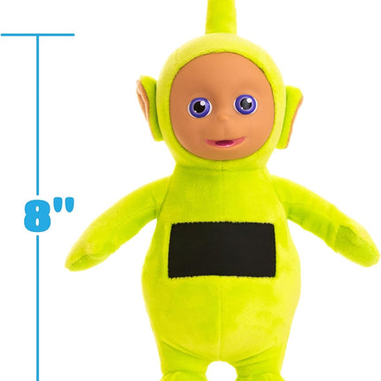 Teletubbies Dipsy Soft Plush 8-inch Toy with Interactive Color Changing Belly Patch