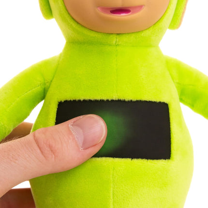 Teletubbies Dipsy Soft Plush 8-inch Toy with Interactive Color Changing Belly Patch