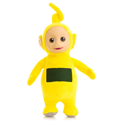 Teletubbies Laa-Laa Soft Plush 8-inch Toy with Interactive Color Changing Belly Patch