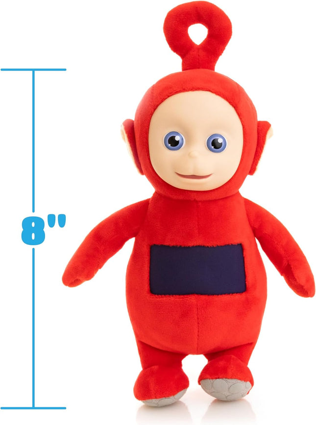 Teletubbies Po Soft Plush 8-inch Toy with Interactive Color Changing Belly Patch