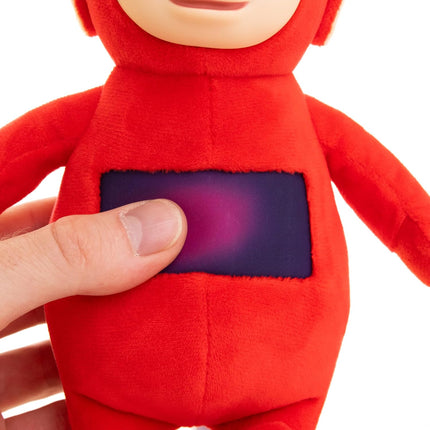 Teletubbies Po Soft Plush 8-inch Toy with Interactive Color Changing Belly Patch