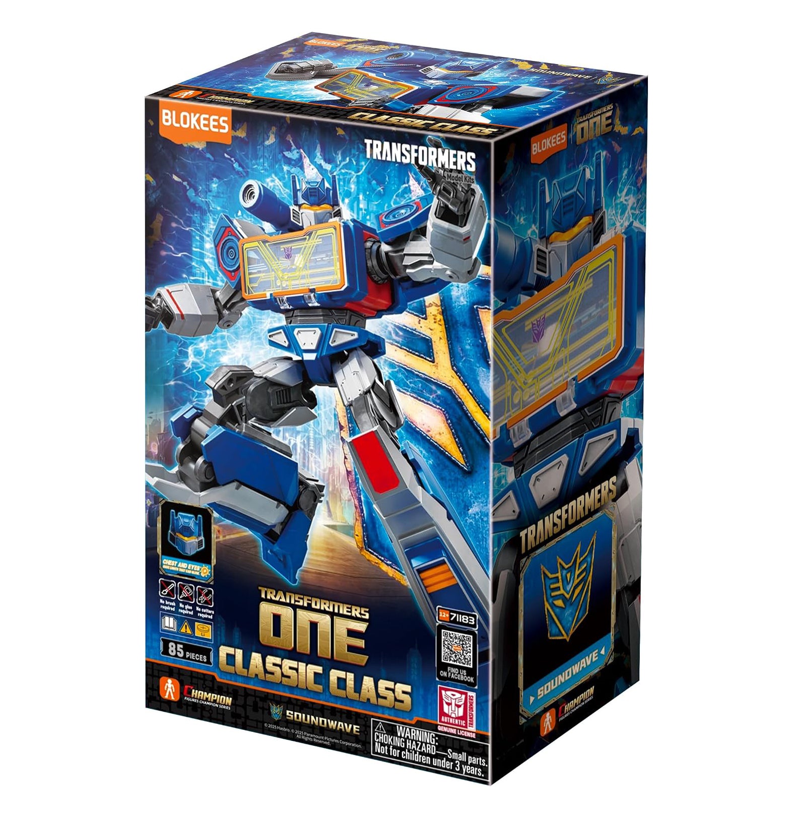 BLOKEES Transformers Classic Class 17 Transformers One Soundwave