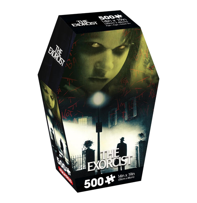 The Exorcist Puzzle Coffin Box (500 Pieces Jigsaw Puzzle) - 14x19 Inches
