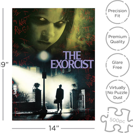 The Exorcist Puzzle Coffin Box (500 Pieces Jigsaw Puzzle) - 14x19 Inches