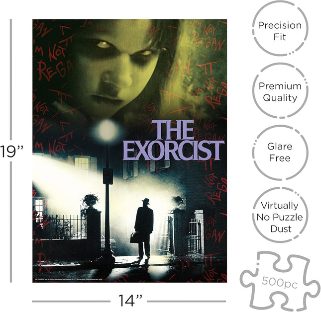 The Exorcist Puzzle Coffin Box (500 Pieces Jigsaw Puzzle) - 14x19 Inches