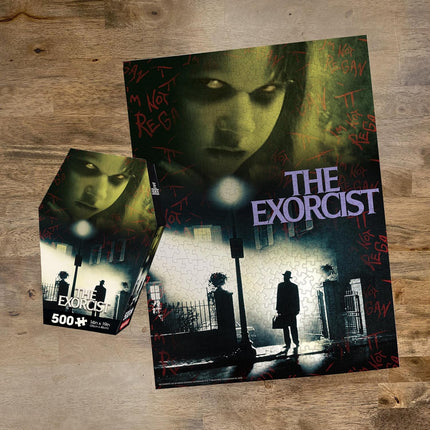 The Exorcist Puzzle Coffin Box (500 Pieces Jigsaw Puzzle) - 14x19 Inches