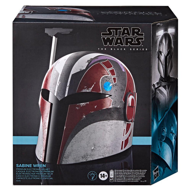 STAR WARS The Black Series Sabine Wren Premium Electronic Helmet with Advanced LED Effects