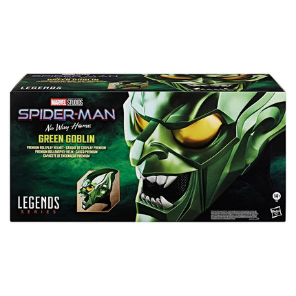 Marvel Legends Series Green Goblin Premium Roleplay Helmet, Spider-Man: No Way Home Adult Collectible Roleplay Gear