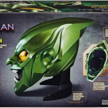 Marvel Legends Series Green Goblin Premium Roleplay Helmet, Spider-Man: No Way Home Adult Collectible Roleplay Gear