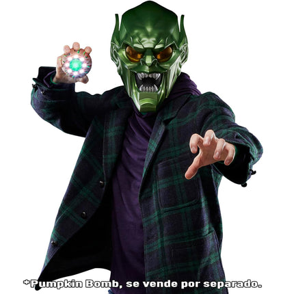 Marvel Legends Series Green Goblin Premium Roleplay Helmet, Spider-Man: No Way Home Adult Collectible Roleplay Gear