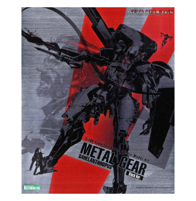 Kotobukiya - 1/100 Scale Metal Gear Solid Metal Gear Sahelanthropus Black Model Kit