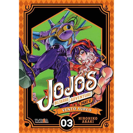 Jojo's Bizarre Adventure, Part V: Vento Aureo Vol. 03 (IVREA) Paperback (SPANISH EDITION)