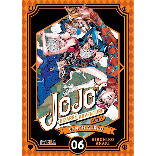 Jojo's Bizarre Adventure, Part V: Vento Aureo Vol. 06 (IVREA) Paperback (SPANISH EDITION)