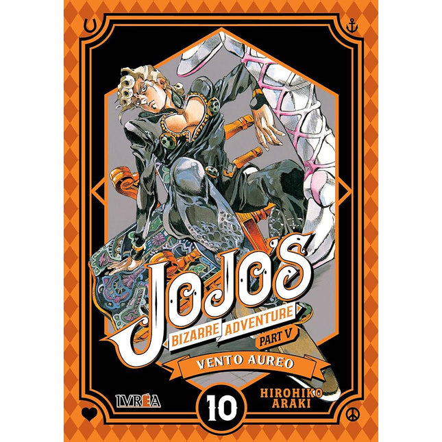 Jojo's Bizarre Adventure, Part V: Vento Aureo Vol. 10 (IVREA) Paperback (SPANISH EDITION)