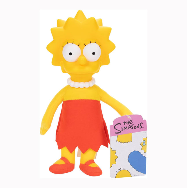 Disney The Simpsons Lisa Plush Features Soft Fabric Body with Sculpted Head Officially Licensed (Copia)
