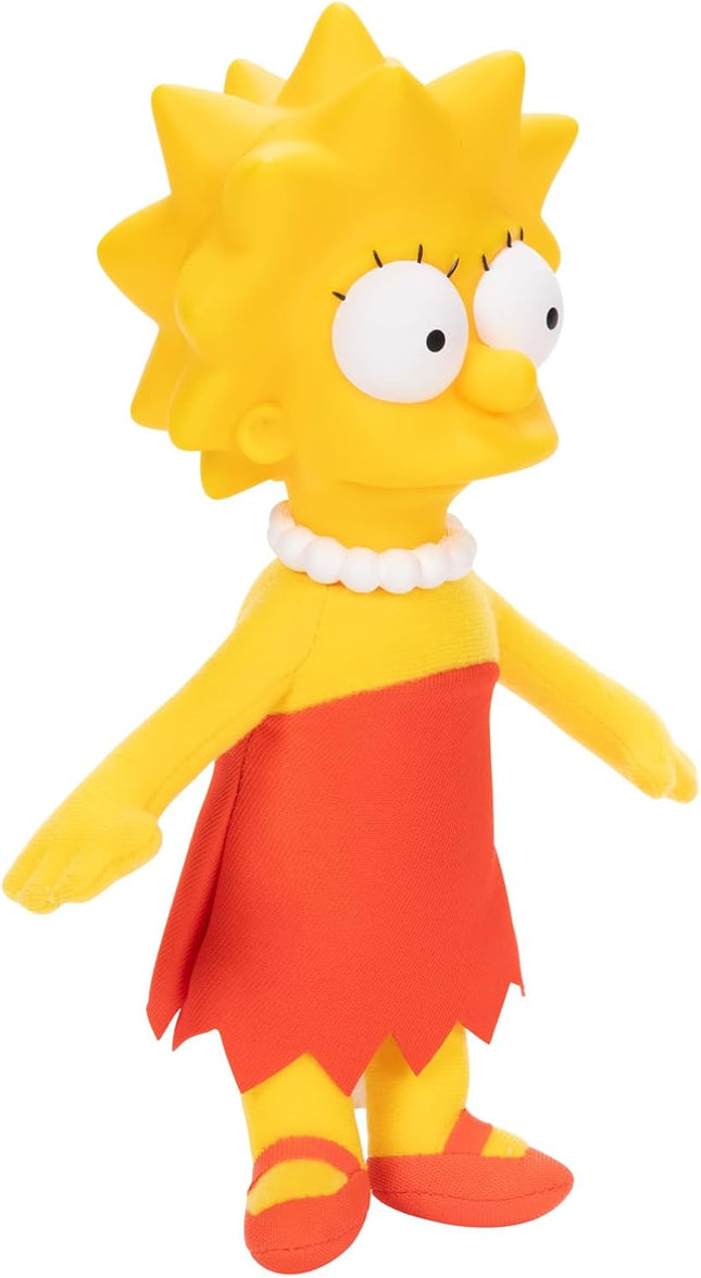 Disney The Simpsons Lisa Plush Features Soft Fabric Body with Sculpted Head Officially Licensed (Copia)