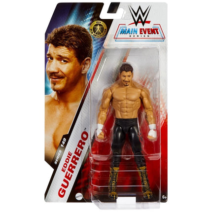 Mattel WWE Action Figure, 6-inch Collectible Eddie Guerrero with 10 Articulation Points