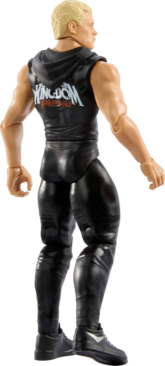 Mattel WWE Action Figure, 6-inch Collectible Cody Rhodes with 10 Articulation Points