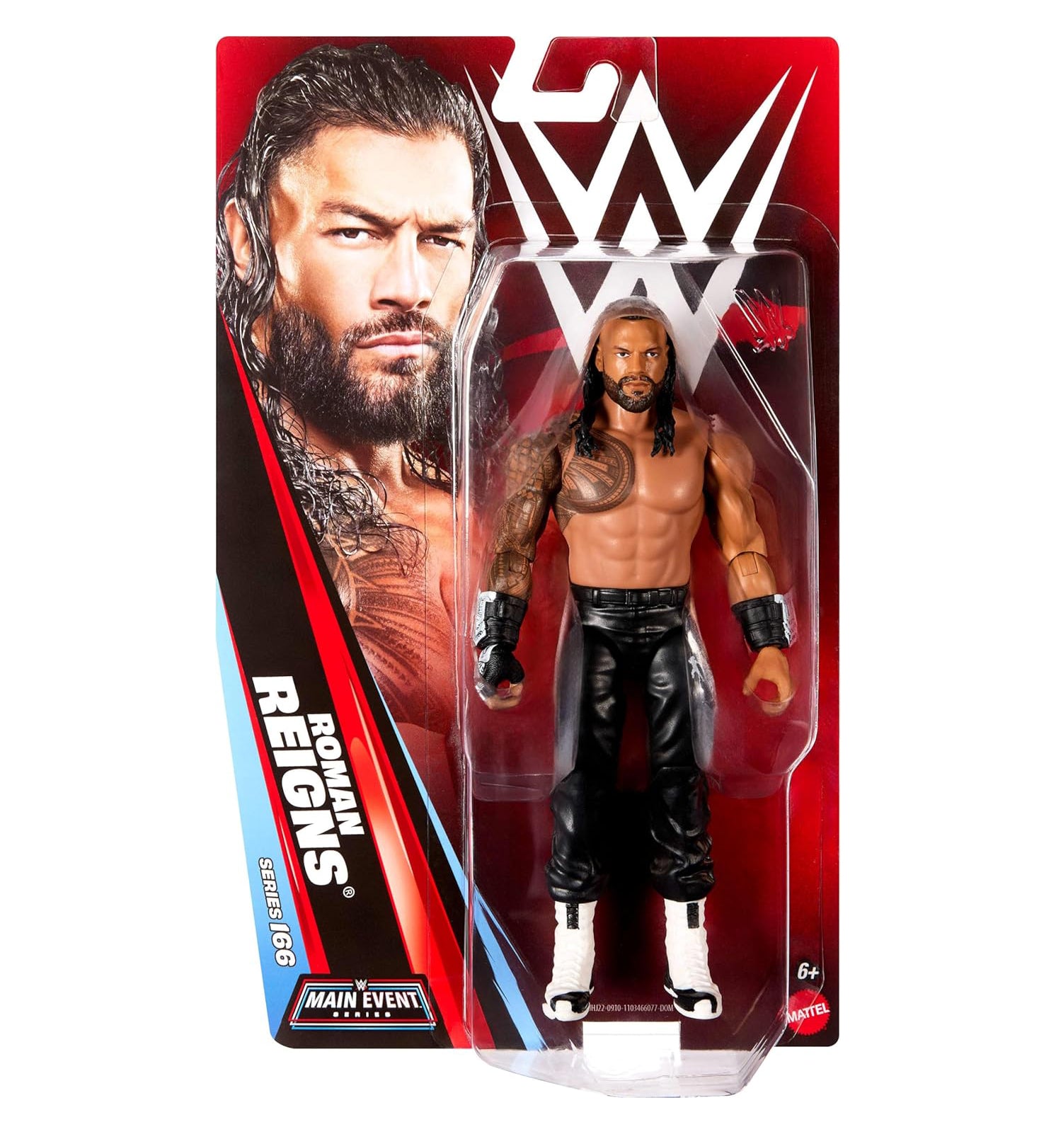 Mattel WWE Roman Reigns Action Figure, Main Event Series #166