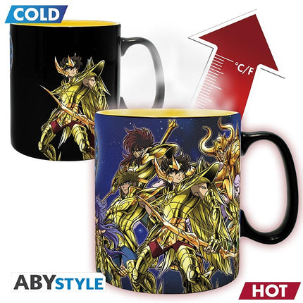 Saint Seiya - Gold Saints Heat Chainging Mug 460ml