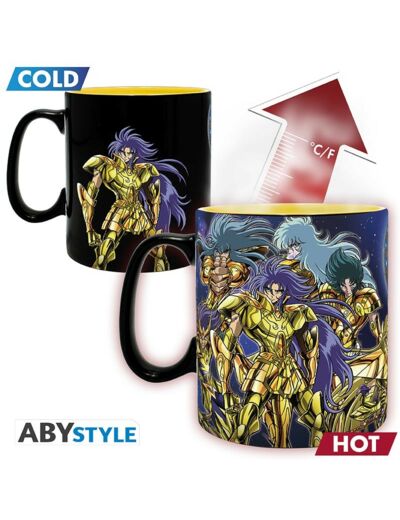 Saint Seiya - Gold Saints Heat Chainging Mug 460ml