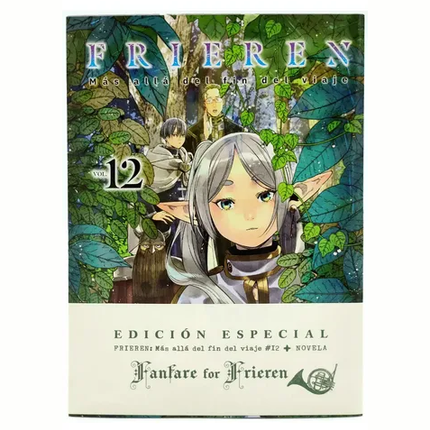Frieren Más Allá del fin del Viaje Vol 12 + Fanfare for Frieren - (PANINI) "Spanish Edition" Paperback