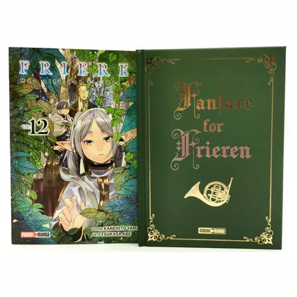 Frieren Más Allá del fin del Viaje Vol 12 + Fanfare for Frieren - (PANINI) "Spanish Edition" Paperback
