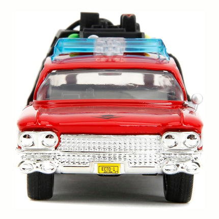 Jada Toys Hollywood Rides Transformers x Ghostbusters Ecto-1 G1 Mashup, 1:32 Scale Die-Cast Car