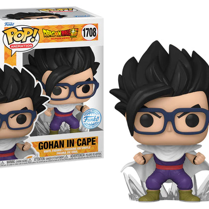 Funko POP Animation #1708: Dragon Ball Super, Super Hero - Gohan in Cape (Special Edition)