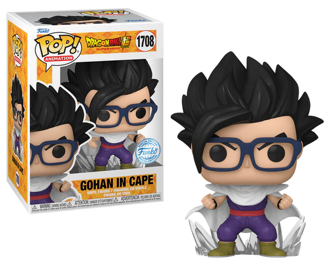 Funko POP Animation #1708: Dragon Ball Super, Super Hero - Gohan in Cape (Special Edition)
