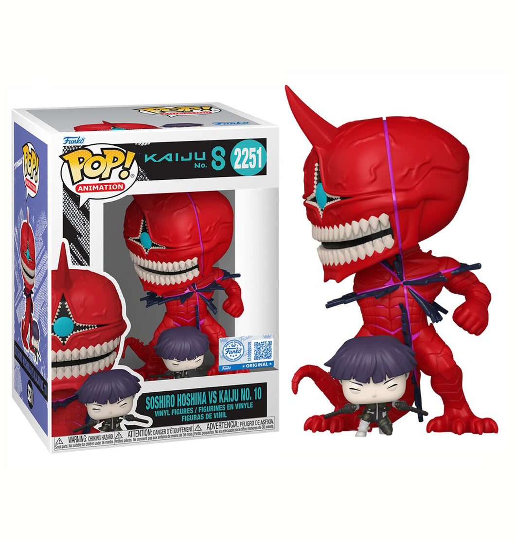 Funko POP! Animation #2251: Kaiju Nº 8 - Soshiro Hoshin vs Kaiju No. 10 "Funko Special Edition"