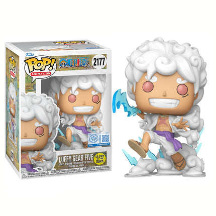 Funko POP! Animation #2177: One Piece  - Luffy Gear Five (Glow in The Dark) "Funko Special Edition"
